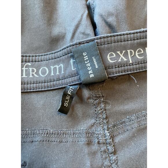 prAna Pants Mens 32x32 Gray Slim Fit Breathe Hiking Camping Outdoors *FLAW - Picture 10 of 14